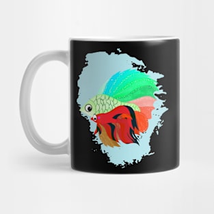 Siamese fighting fish Mug